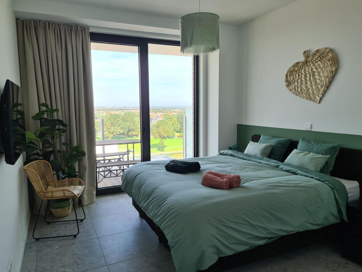 Central Park Tower Sea View Residence With Pool And Gym Ostend Exterior photo